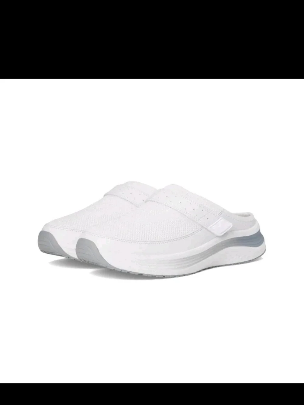 Orthofeet Iris Women's Orthopedic Clog White Slip On Comfort Shoes